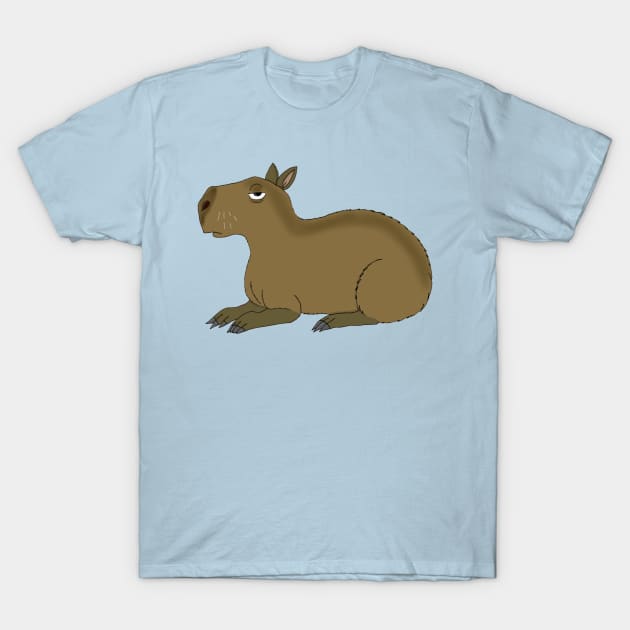 Capybara T-Shirt by Mr.Nikils